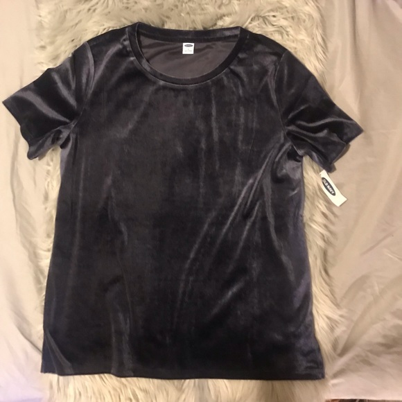 Old Navy Relaxed Velvet Tee - Picture 4 of 5